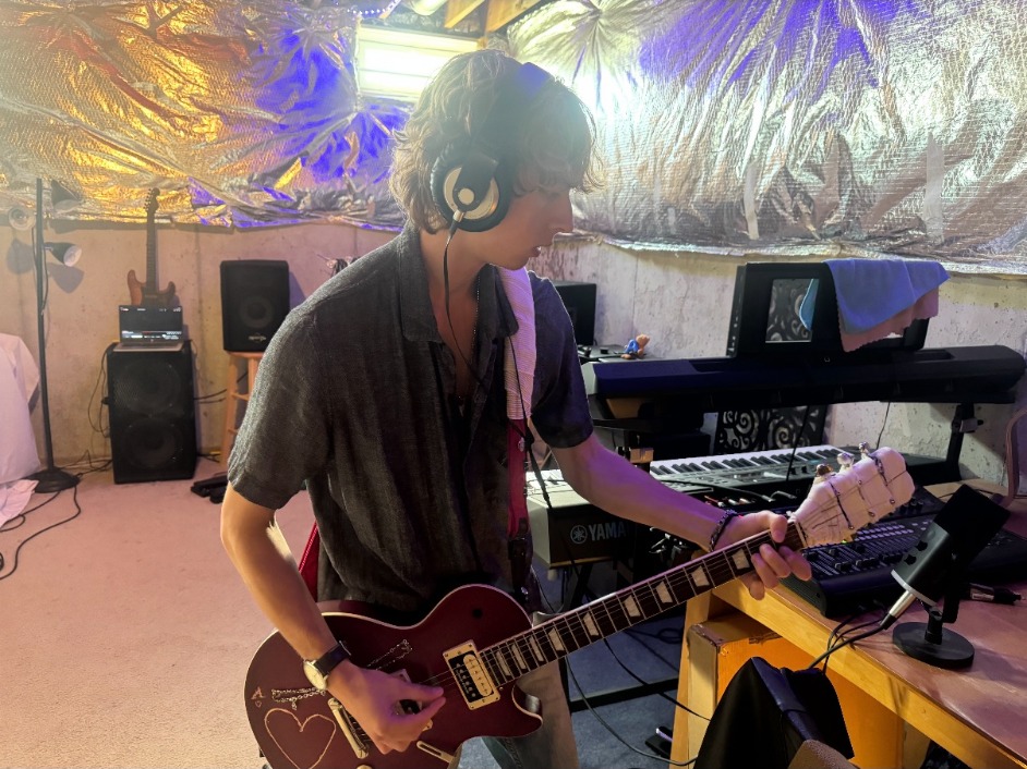In the studio